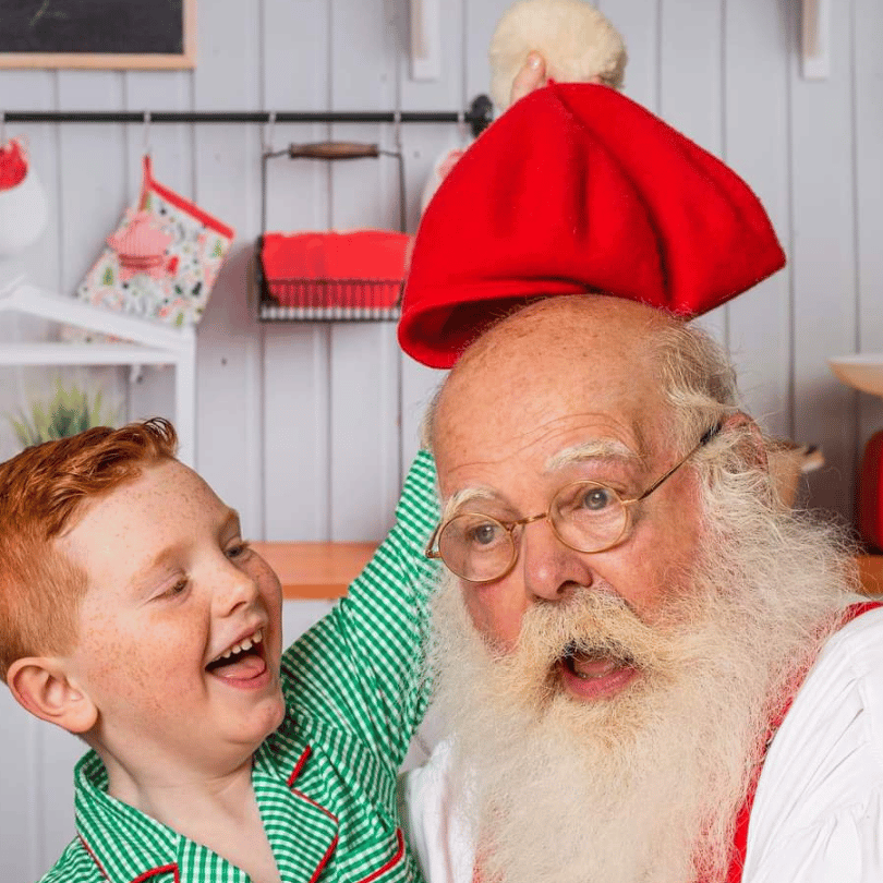 Santa Dave with baby