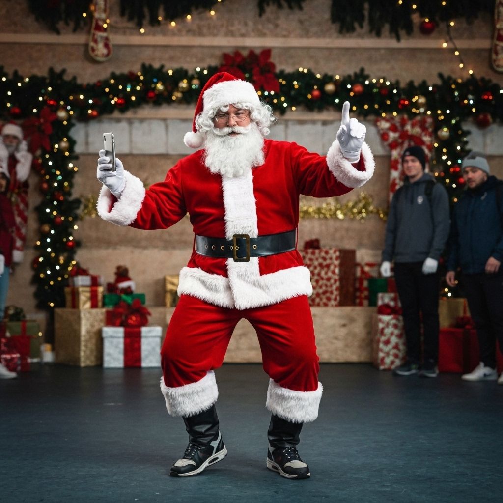 Santa's got moves! 💃🎅