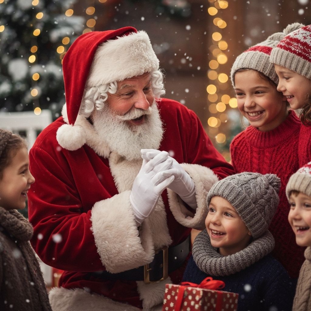 Magical moments with Santa Dave! 🎅✨
